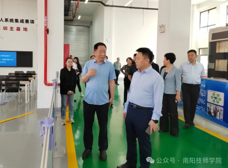 副市长刘江一行莅临学院调研督导市赛备赛工作